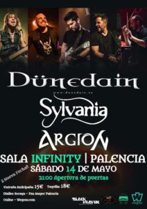 Dünedain + Sylvania + Argion en Palencia @ Nave Infinity (Palencia)
