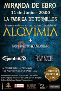 Alquimia + Nocturnia @ Fábrica de Tornillos (Miranda de Ebro) | Miranda de Ebro | Castilla y León | España