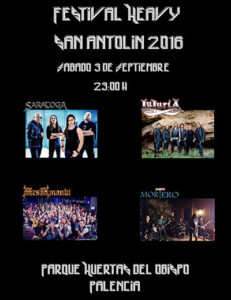 Festival Heavy San Antolín 2016 @ Parque Huerta del Obispo (Palencia) | Palencia | Castilla y León | España
