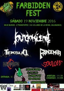 Farbidden Fest 2016 @ Nave Bunker (Salamanca) | Salamanca | Castilla y León | España