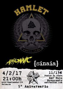 Hamlet + Aphonnic + Sinaia @ La Cueva (Palencia) | Palencia | Castilla y León | España