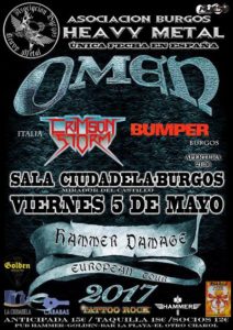 Omen + Crimson Storm + Bumper @ La Ciudadela (Burgos) | Burgos | Castilla y León | España