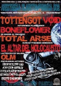 Anesthesia Claustrophobica 2017 @ Sala At.mosh.phera Zero (Palencia) | Palencia | Castilla y León | España