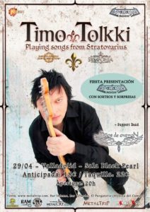 Timo Tolkki @ Black Pearl (Valladolid) | Valladolid | Castilla y León | España