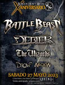 Aniversario Burgos Heavy metal 2023 @ Sala Andén 56 (Burgos)