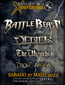 Aniversario Burgos Heavy metal 2023 @ Sala Andén 56 (Burgos)