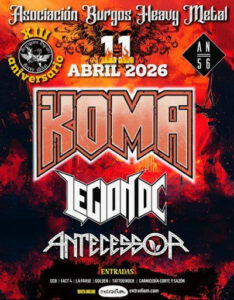 Aniversario Burgos Heavy Metal 2026 @ Sala Andén 56 (Burgos)