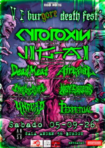 Burgore Death Fest 2026 @ Sala Andén 56 (Burgos)